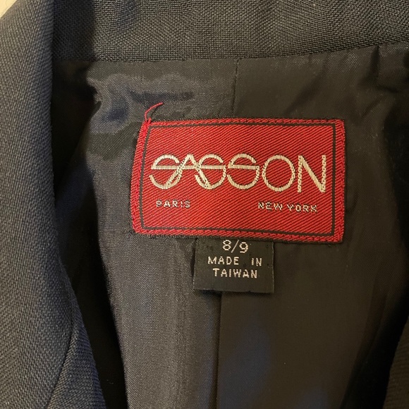 80’s Mary Poppins fitted MIDI SKIRT suit 🐦⬛ - Picture 3 of 14